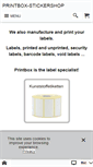 Mobile Screenshot of printbox-etiketten.biz